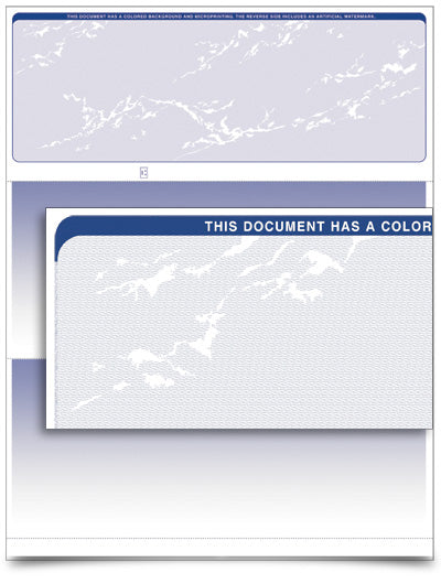 VersaCheck ValueChex - Form #1000 - Blue - Prestige - 500 Sheets