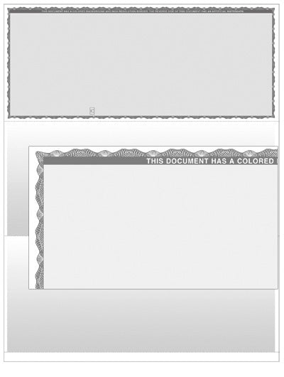 VersaCheck ValueChex  - Form #1000  - Grey - Premium - 500 Sheets