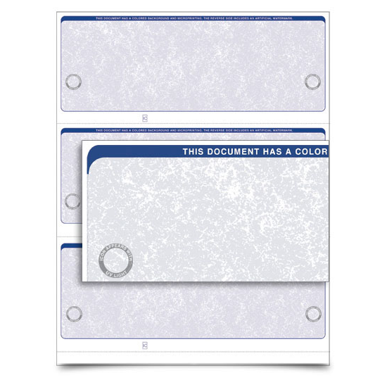 VersaCheck UV Secure Stealth Business Voucher Check Refills - Form 300