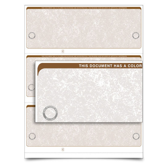 VersaCheck UV Secure Stealth Business Voucher Check Refills - Form 300