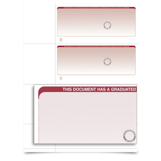 VersaCheck UV Secure Stealth Personal Wallet Check Refills - Form 3001