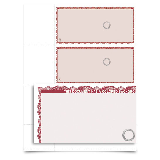 VersaCheck UV Secure Stealth Personal Wallet Check Refills - Form 3001