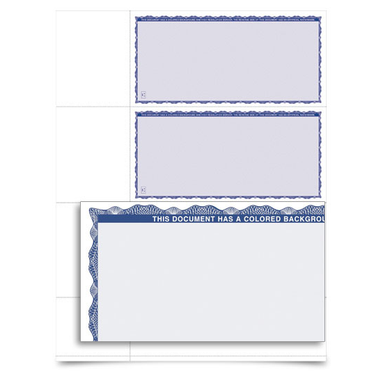 VersaCheck - Form 3001 - Premium - Blue - 5000 Sheets