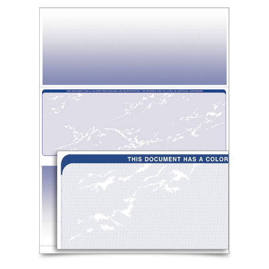 VersaCheck - Form 1001 - Prestige - Blue - 2000 Sheets
