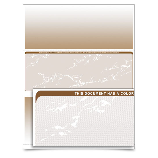 VersaCheck - Form 1001 - Prestige - Tan - 2000 Sheets