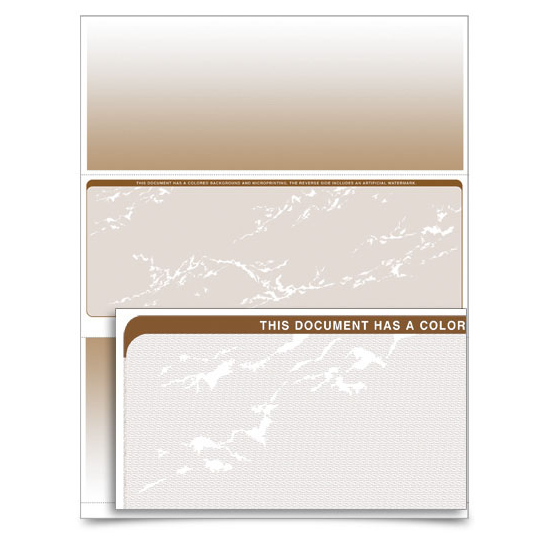 VersaCheck - Form 1001 - Prestige - Tan - 1000 Sheets