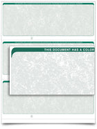 VersaCheck Form 3000 Classic Green - 50000 Sheets