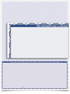 VersaCheck Form 1002 - Business Check - Premium Blue - 20000 Sheets