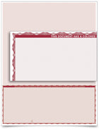 VersaCheck Form 1002 Premium Burgundy - 50000 Sheets
