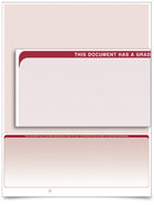 VersaCheck Form 1002 Graduated Burgundy - 50000 Sheets