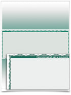 VersaCheck Form 1001 Premium Green - 10000 Sheets