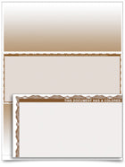 VersaCheck Form 1001 - Business Check - Premium Tan - 100000 Sheets