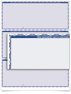 VersaCheck Form 3000 Premium Blue - 50000 Sheets