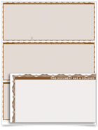 VersaCheck Form 3000 Premium Tan - 10000 Sheets