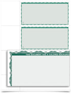 VersaCheck Form 3001 Premium Green - 50000 Sheets