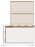 VersaCheck Form 3001 Premium Tan - 100000 Sheets