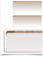 VersaCheck Form 3001 Graduated Tan - 10000 Sheets