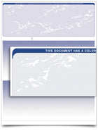 VersaCheck Form 1000 - Business Check for Inkjet - Prestige Blue - 100000 Sheets