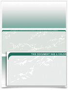 VersaCheck Form 1001 - Business Check - Prestige Green - 50000 Sheets