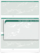 VersaCheck Form 3000 Prestige Green - 50000 Sheets