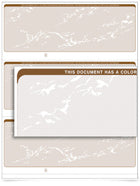 VersaCheck Form 3000 Prestige Tan - 100000 Sheets